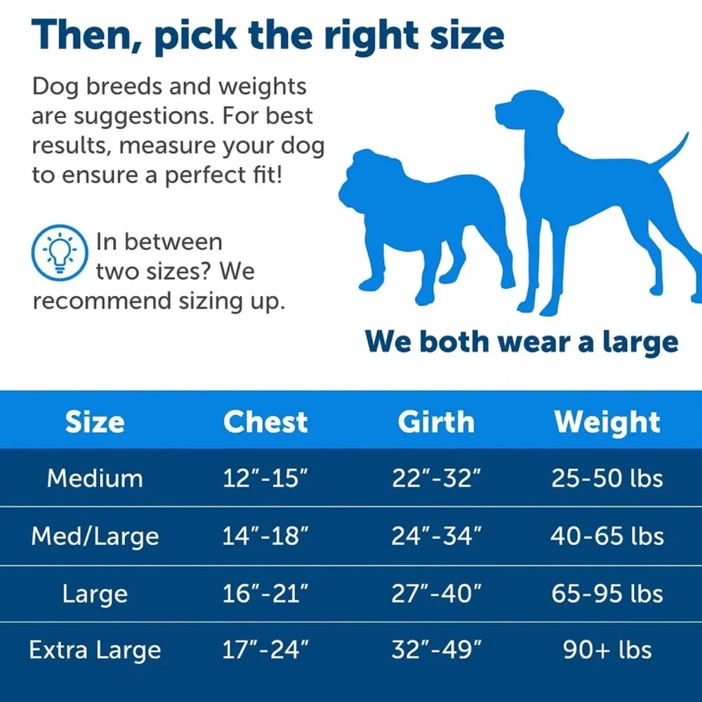 Pet safe no pull easy walk dog harness L gray & black